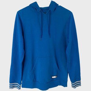 Adidas Hoodie Sweatshirt Womens Size Medium Blue Long Sleeve Athleisure Wear